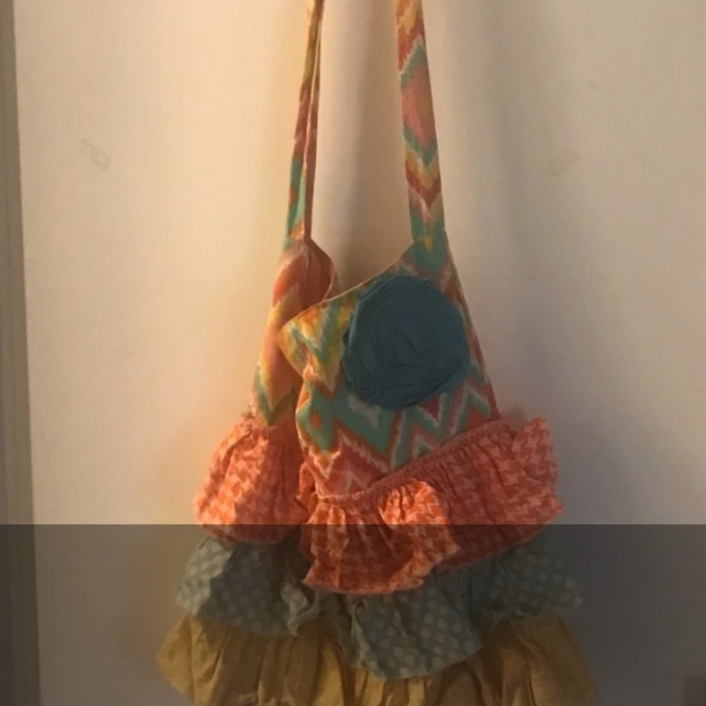 Vintage Rose Wrap Spring Hobo Bag